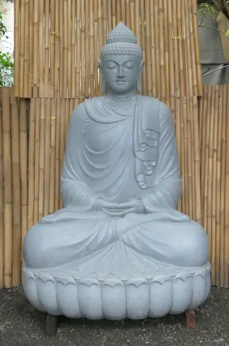 Product image of the product “Seated Buddha made of Riverstone, position Dhyana , H. 220cm. ”